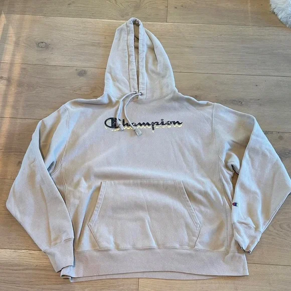 Champion Shirts Champion Hoodie With Camo Gold Champion